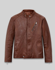 Men leather jacket.Premium