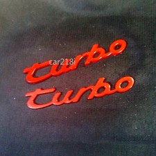 2x Glossy Red New turbo Big