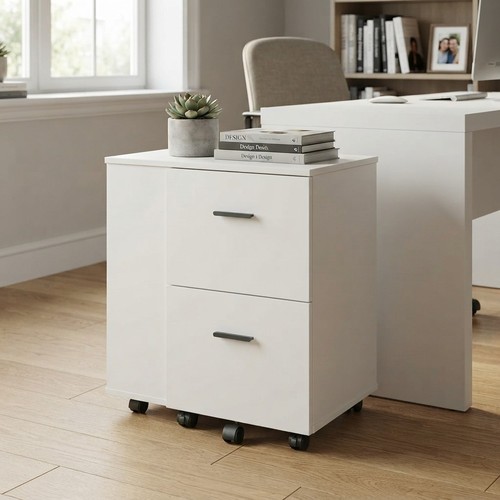 Compact white drawer file - compact,