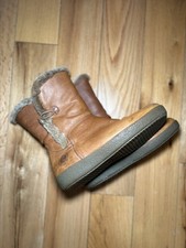 Panama Jack Tan Leather Fur