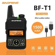 Mini Handheld Baofeng Walkie Talkie BFT1 UHF 65-108Mhz Radio Long Range Intercom