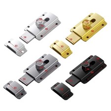 Aluminum Alloy Door Bolt Lock