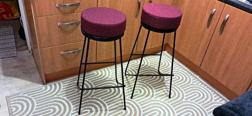 Set black bar stools - of,