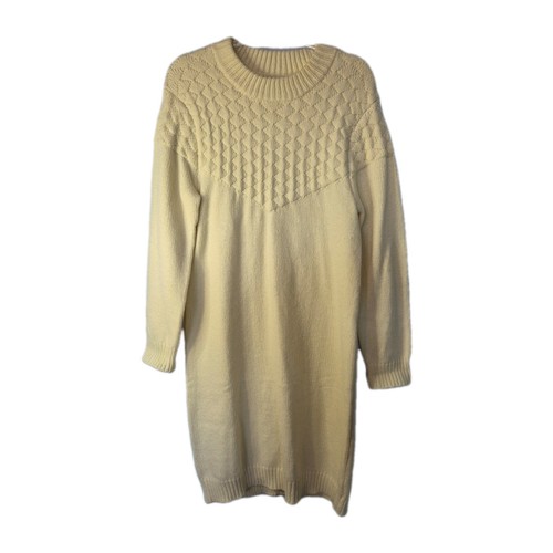 Damart ladies cream knitted - cream,