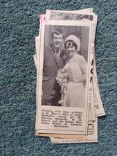 Kvc82 ephemera 1960s Picture Wedding mr Timothy Richards Susan Hooley Scilly 