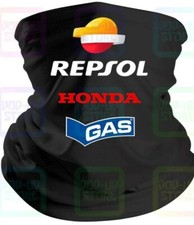Honda Repsol Gas Snood Neck Warmer Face Mask & FREE SNOOD ALSO New Adult Unisex