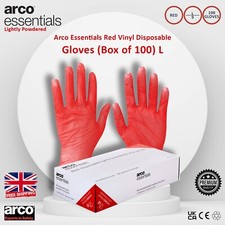 Arco Gloves Red Vinyl