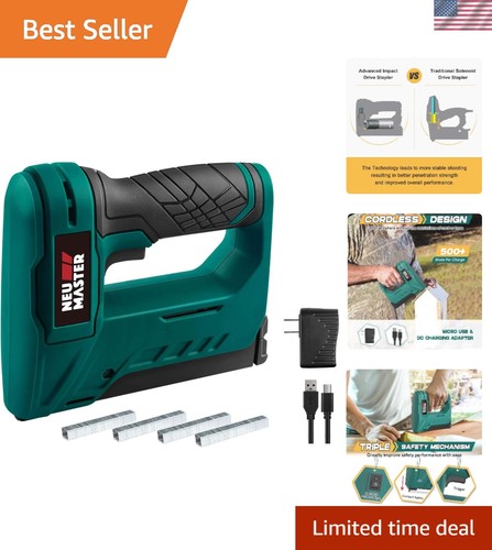 Effortless cordless staple gun - cordless,