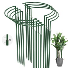 KAZITOO 8 Pack Scalable Plant Support Stakes Extra Long, 40-80cm Height