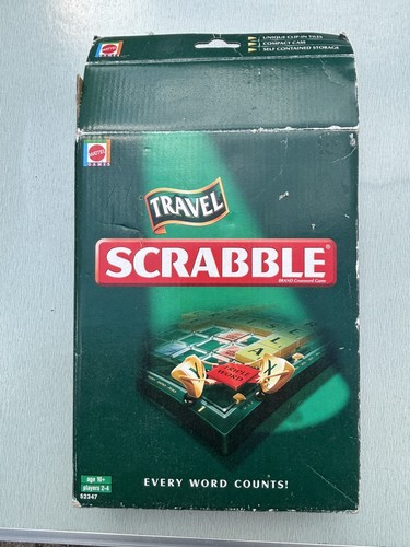 Travel scrabble board game - board,
