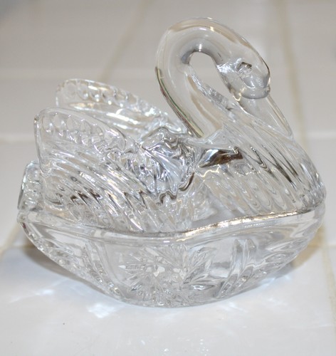 Vintage clear pressed glass - vintage,