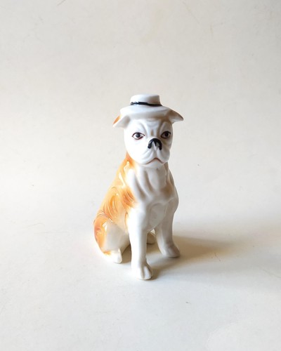 Vintage porcelain boxer - vintage,
