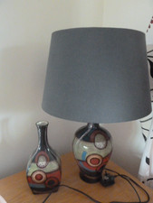 Lamp with shade and bulb and a