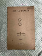 Antique TEMPLE NEWSOM MASONIC