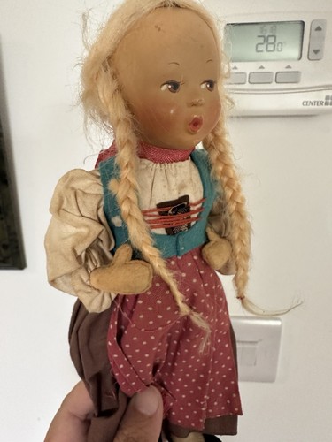 Antique small doll - antique,