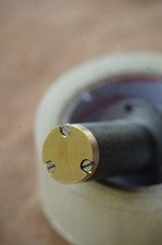 thorens td124    Brass bearing base