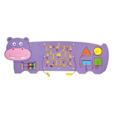 Viga Wooden Hippo Wall Game