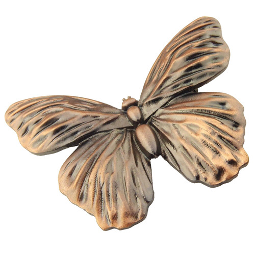 Brown butterfly bronzed - brown,