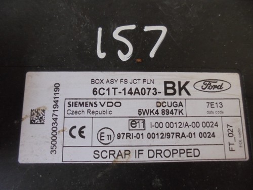 Ford transit fuse box body - fuse, box/body