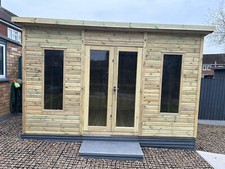 Summerhouse pent garden shed - summerhouse,