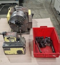 NIKKEN CNC201  BZA 4th AXIS CNC ROTARY TABLE WITH TAILSTOCK