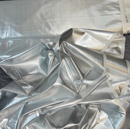 Silver metallic lame - lame, 36”