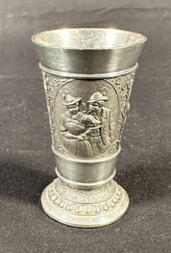 Vintage german pewter - pewter, cup