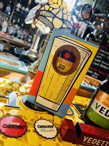 Vedette belgian beer - vedette,