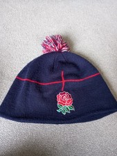 ENGLAND RUGBY BEANIE BOBBLE