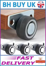4 x RUBBER CASTER WHEEL SIDE