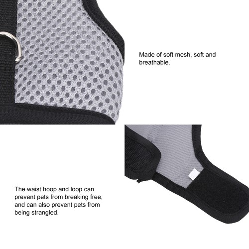 Mesh harness leash for - mesh,