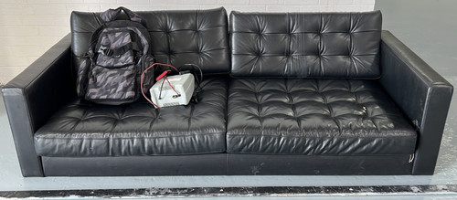 Ikea landskrona seater black - landskrona,