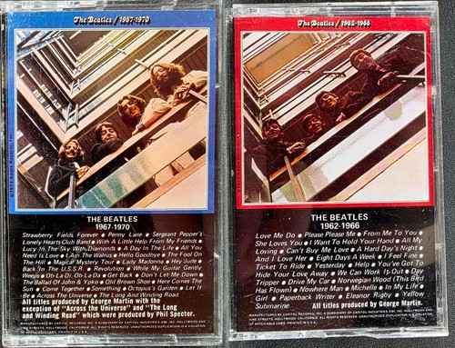 Beatles red blue album - beatles, &