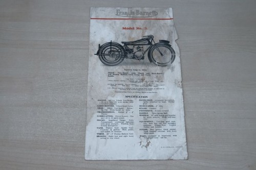 195382 francis barnett - 195382), model