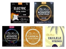 Guitar Strings - Electric Acoustic Nylon Classical Ukulele - Various Pack Sizes