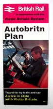 BR Vintge Leaflet Autobritin Plan Train & Car Hire Scheme With Pricing 1966