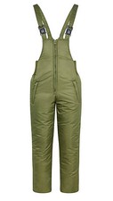 Olive Green Padded Bib & Brace