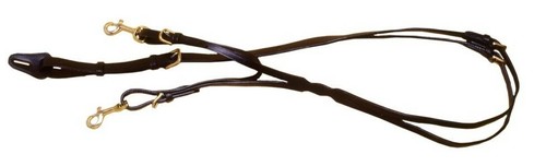Leather harness overcheck - leather,