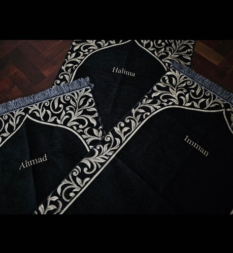 Personalised prayer mat sajada - mat,