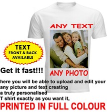 UK Personalised T-Shirt Custom