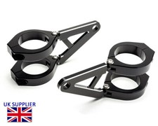 NEW Motorbike Headlight Brackets 52-53mm Short Arms Custom Project Streetfighter