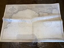 104cm X 72m Large Display Admiralty Chart England South Coast Vintage 1967