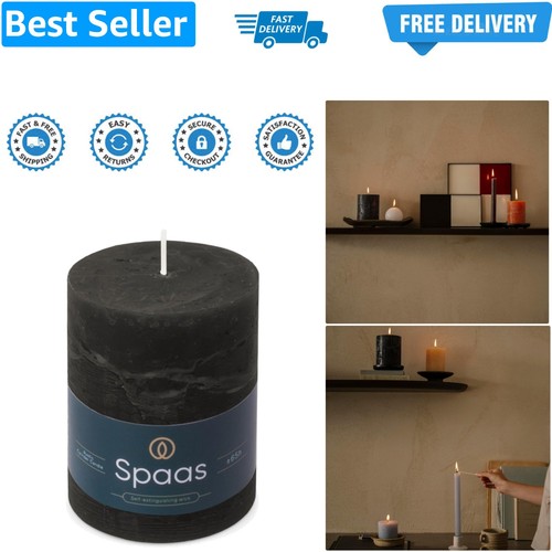 Rustic pillar candle - candle, mm