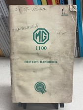 MG 1100 Owners Manual Handbook