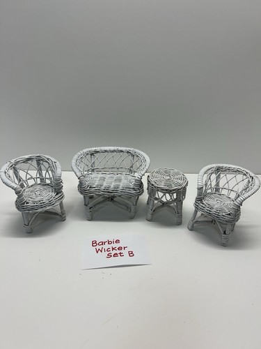 White wicker rattan furniture - rattan,