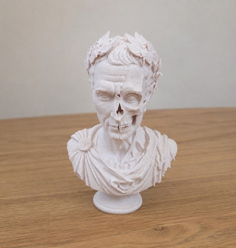 Roman emperor zombie - zombie, bust