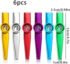 6 Metal Kazoo Musical