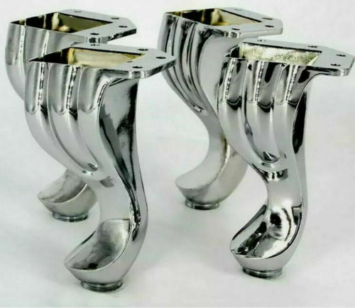 Chrome antique furniture legs - antique,