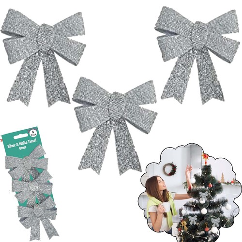 Silver christmas tree - silver,