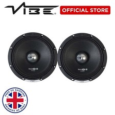 VIBE 6.5" PRO MIDRANGE 960 WATTS MAX CAR AUDIO SPEAKERS BLACKAIR LOUD